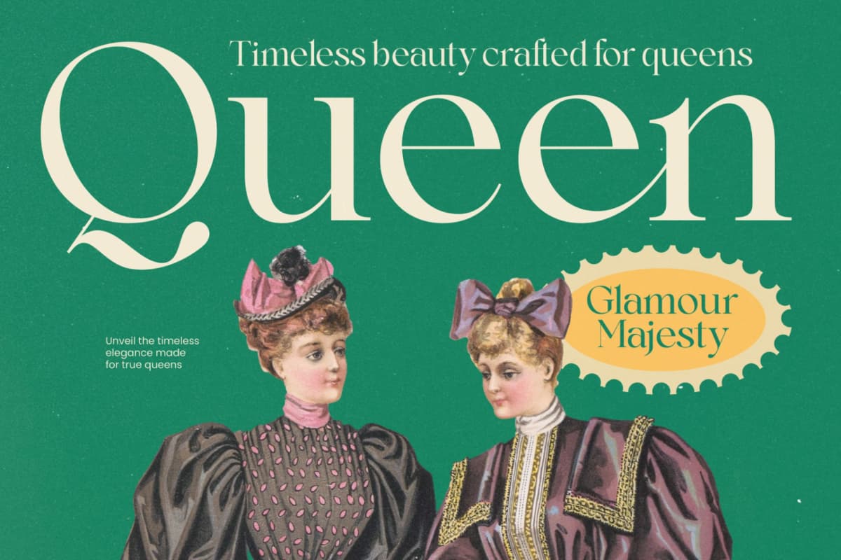 Market Golden - Elegant Serif Font font preview 6