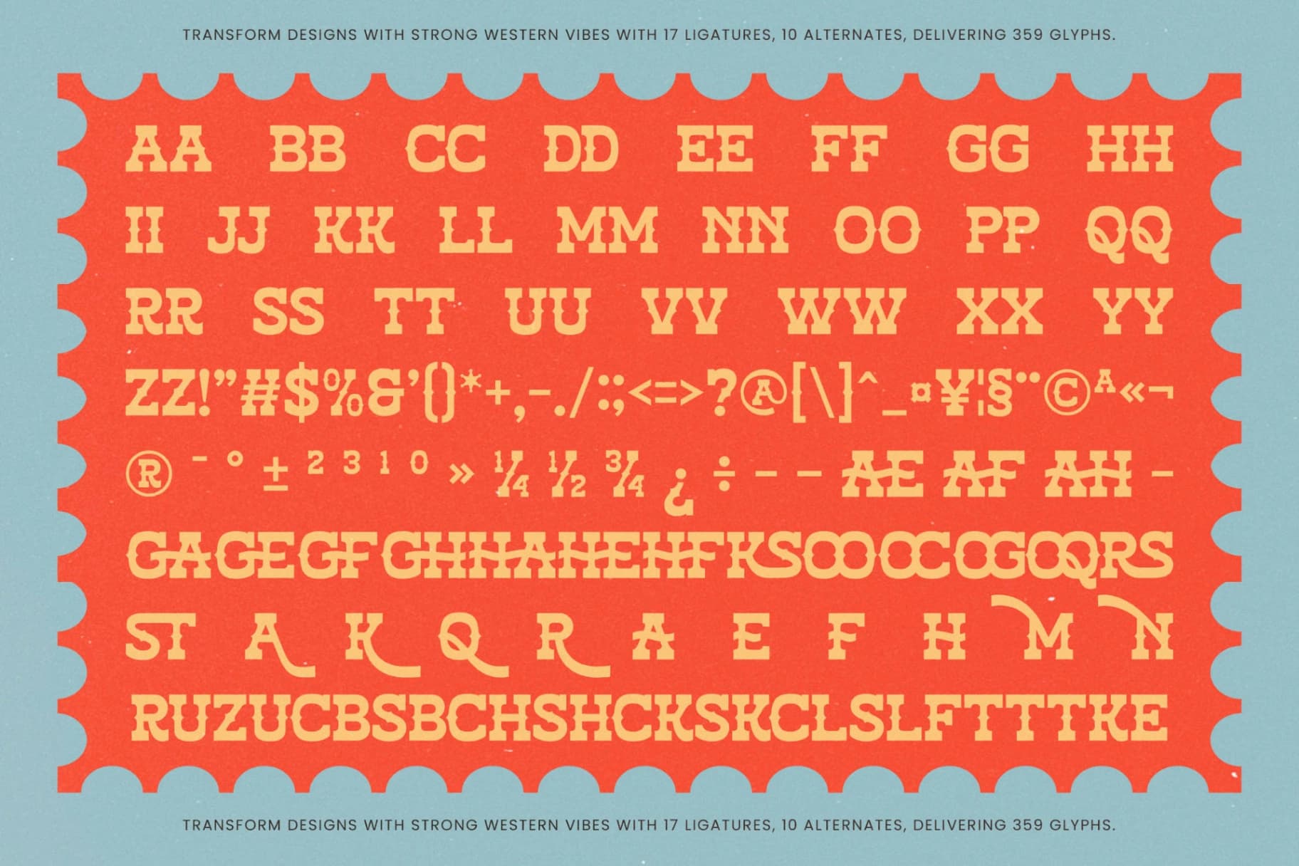 Preview 15 for Alchemy Rustic - Slab Serif Font