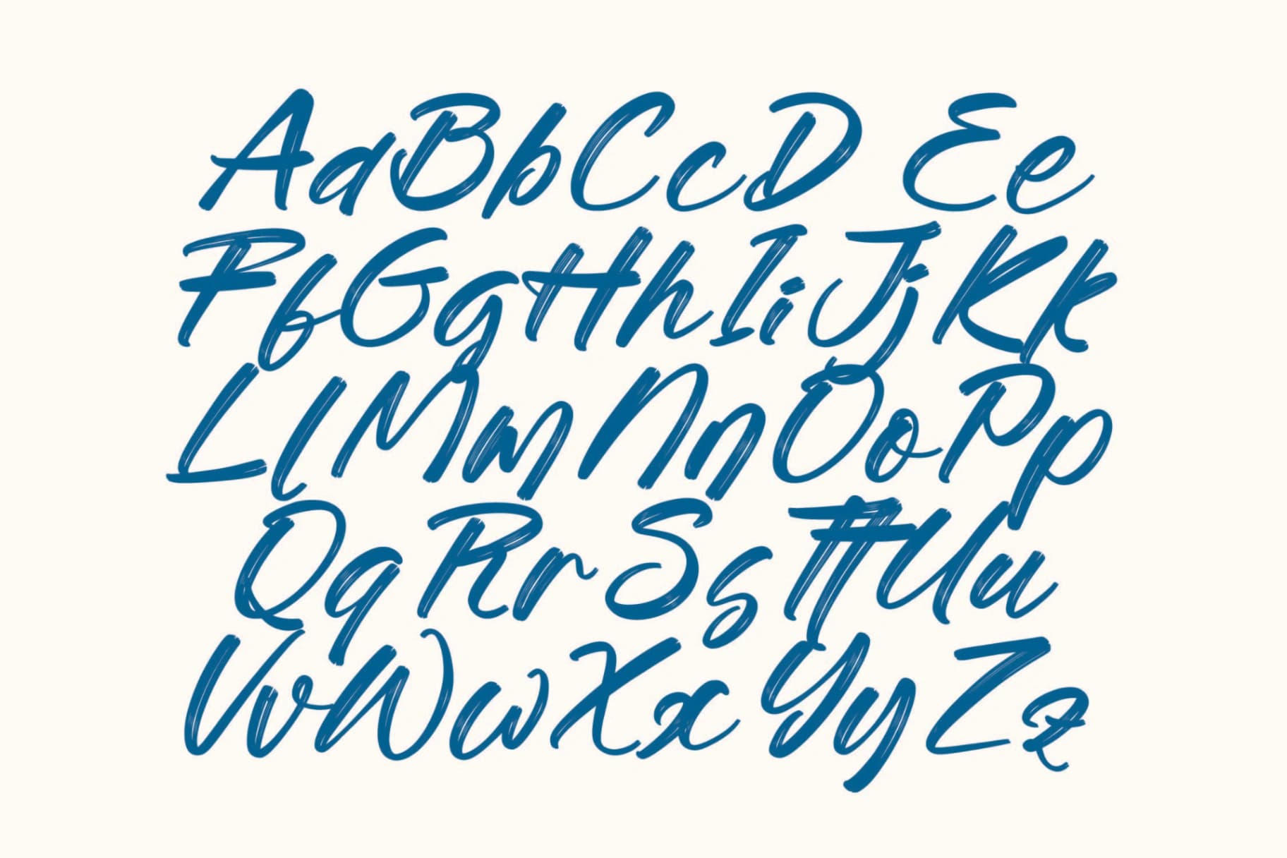 Preview 9 for Tropics Sometimes Beaches - Modern Brush Font