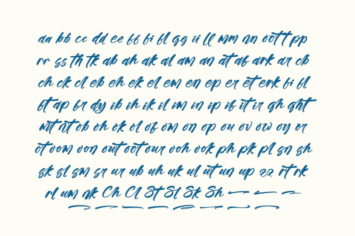 Tropics Sometimes Beaches - Modern Brush Font font preview 13