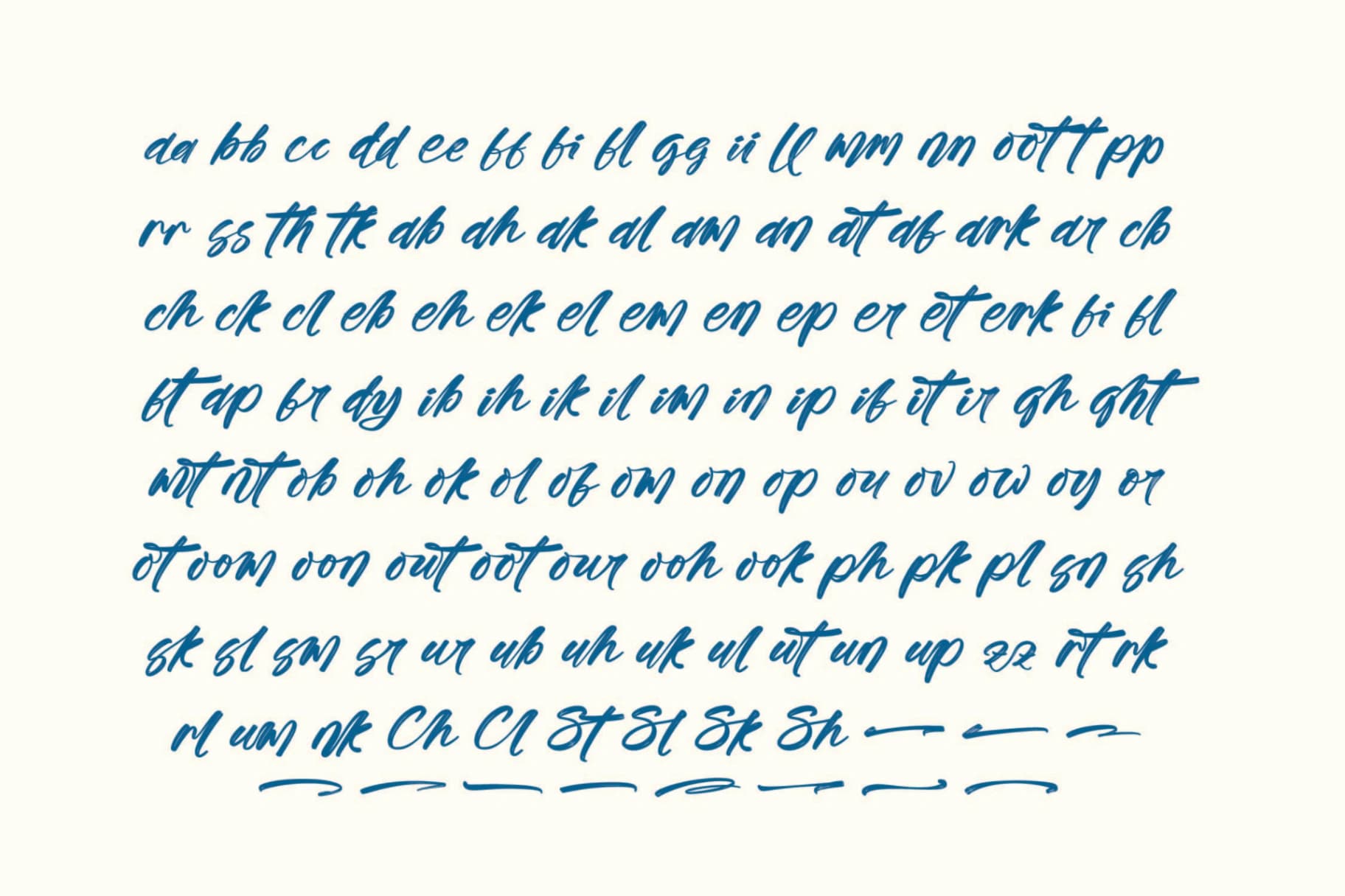 Preview 13 for Tropics Sometimes Beaches - Modern Brush Font