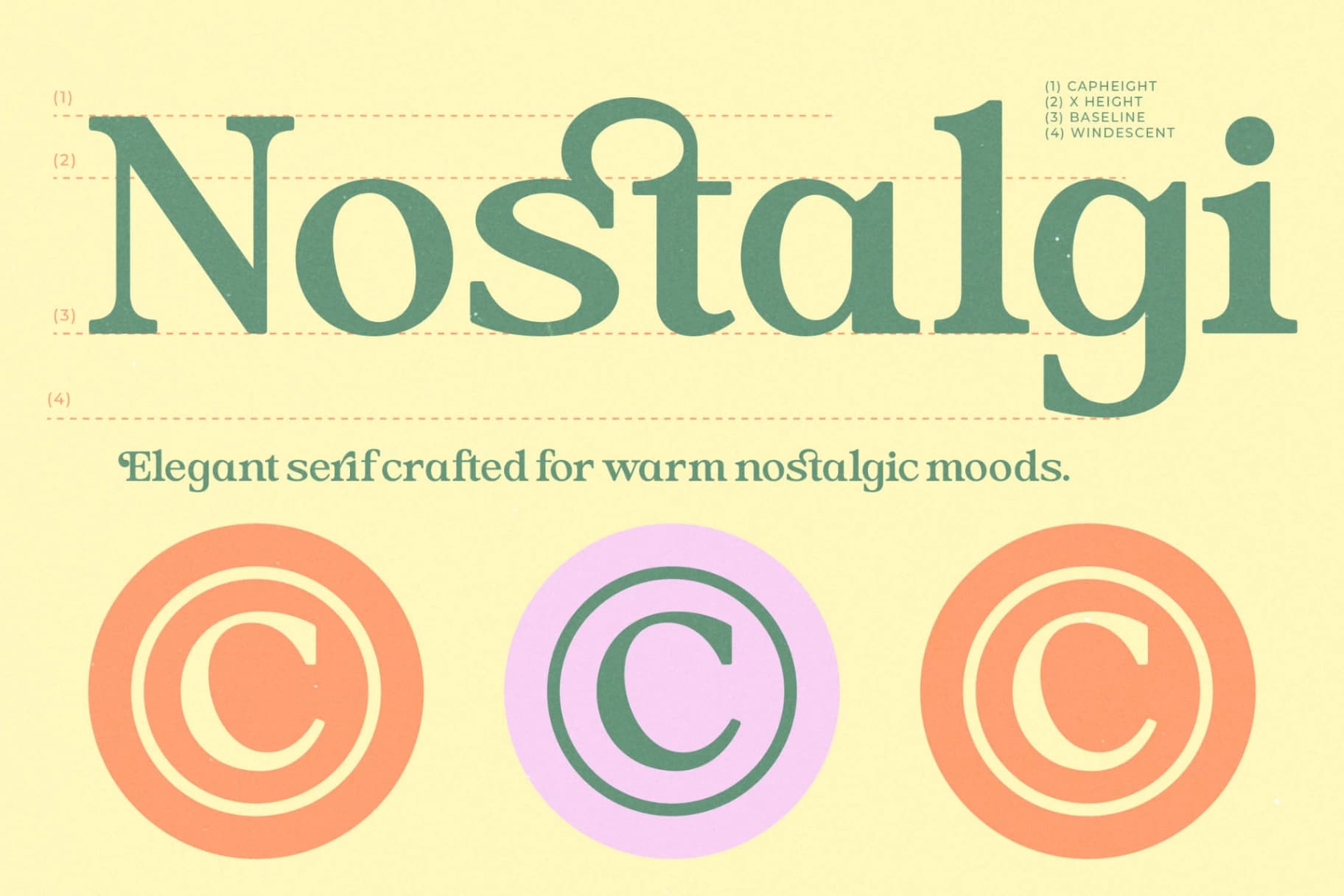Preview 13 for Heritale Aubrey - New Bold Serif Display Font