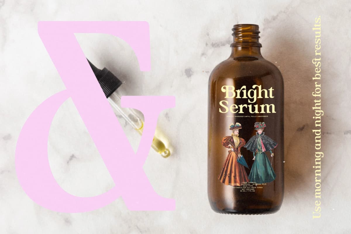 Heritale Aubrey - New Bold Serif Display Font font preview 8