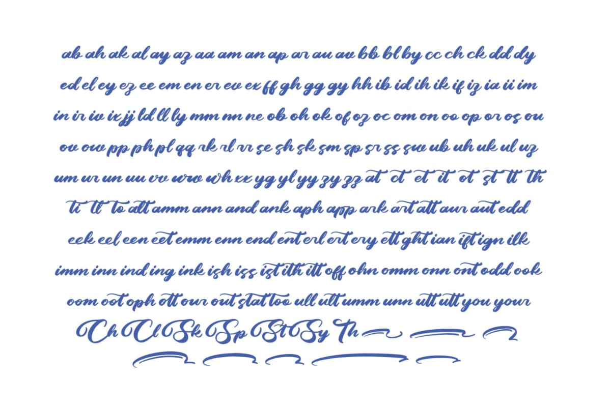 Palmeria Rooted - Bold Calligraphy Font font preview 13