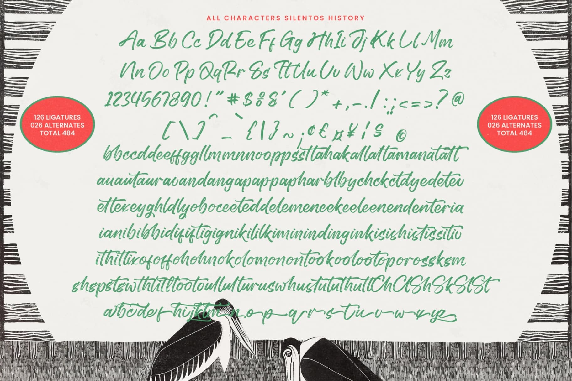 Preview 15 for History Silentos - Brush Script Font