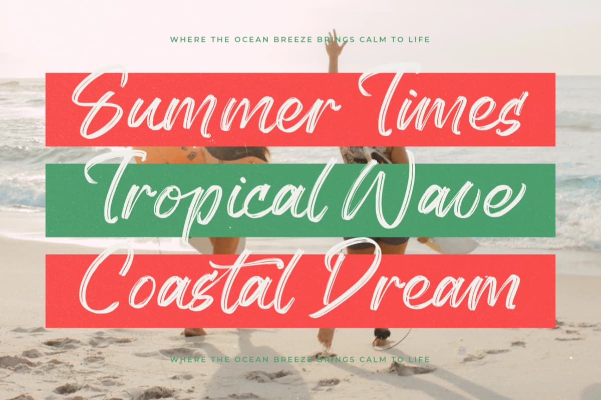 History Silentos - Brush Script Font font preview 5