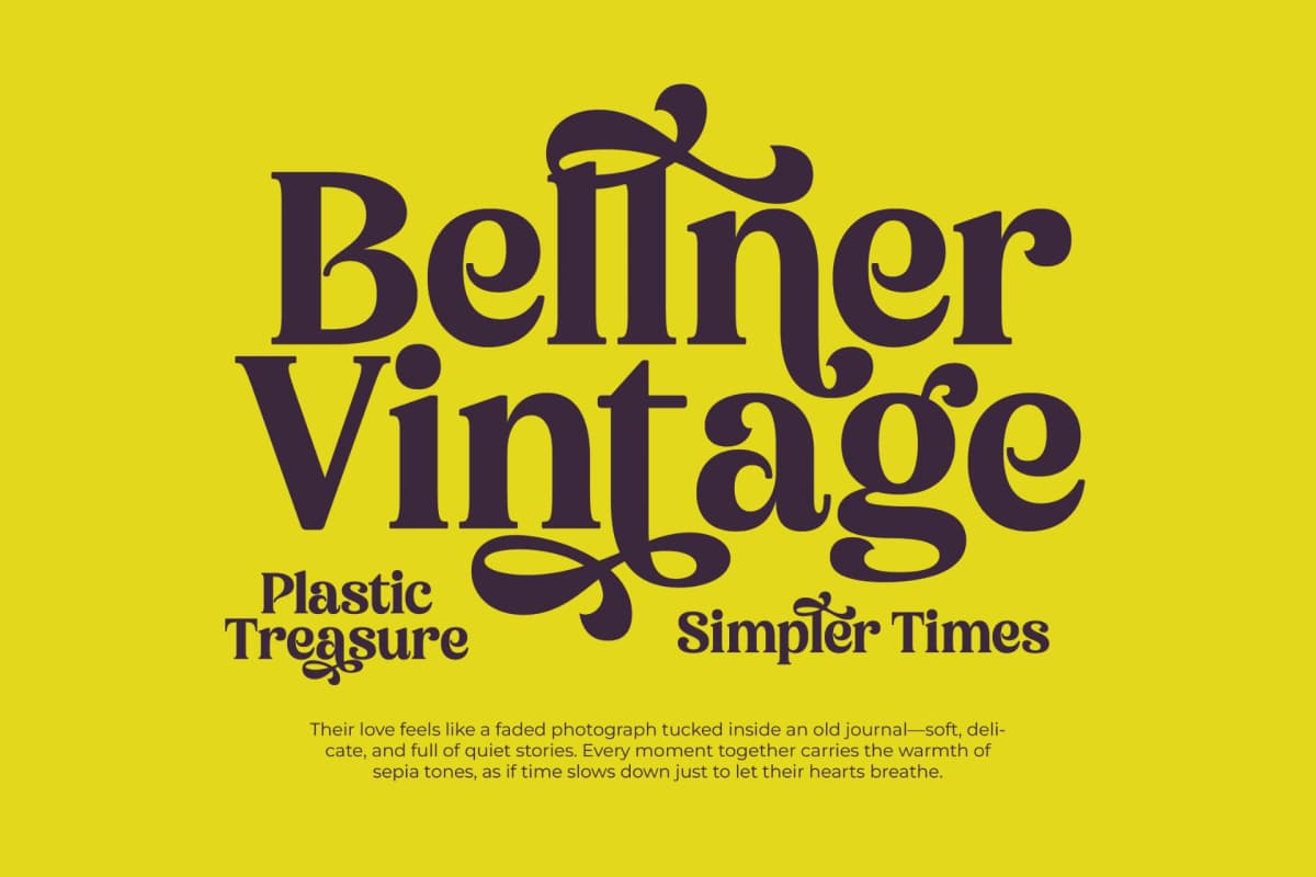 Bikers - Groovy Serif Display Font font preview 8