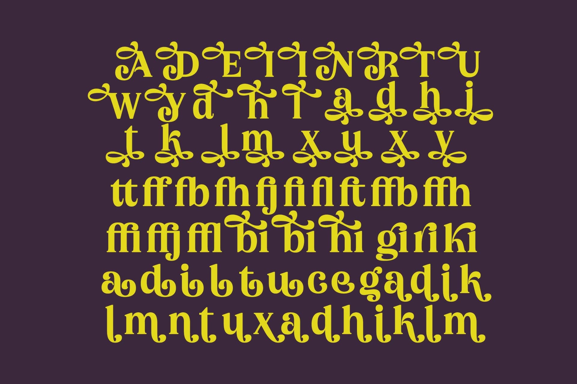 Preview 13 for Bikers - Groovy Serif Display Font