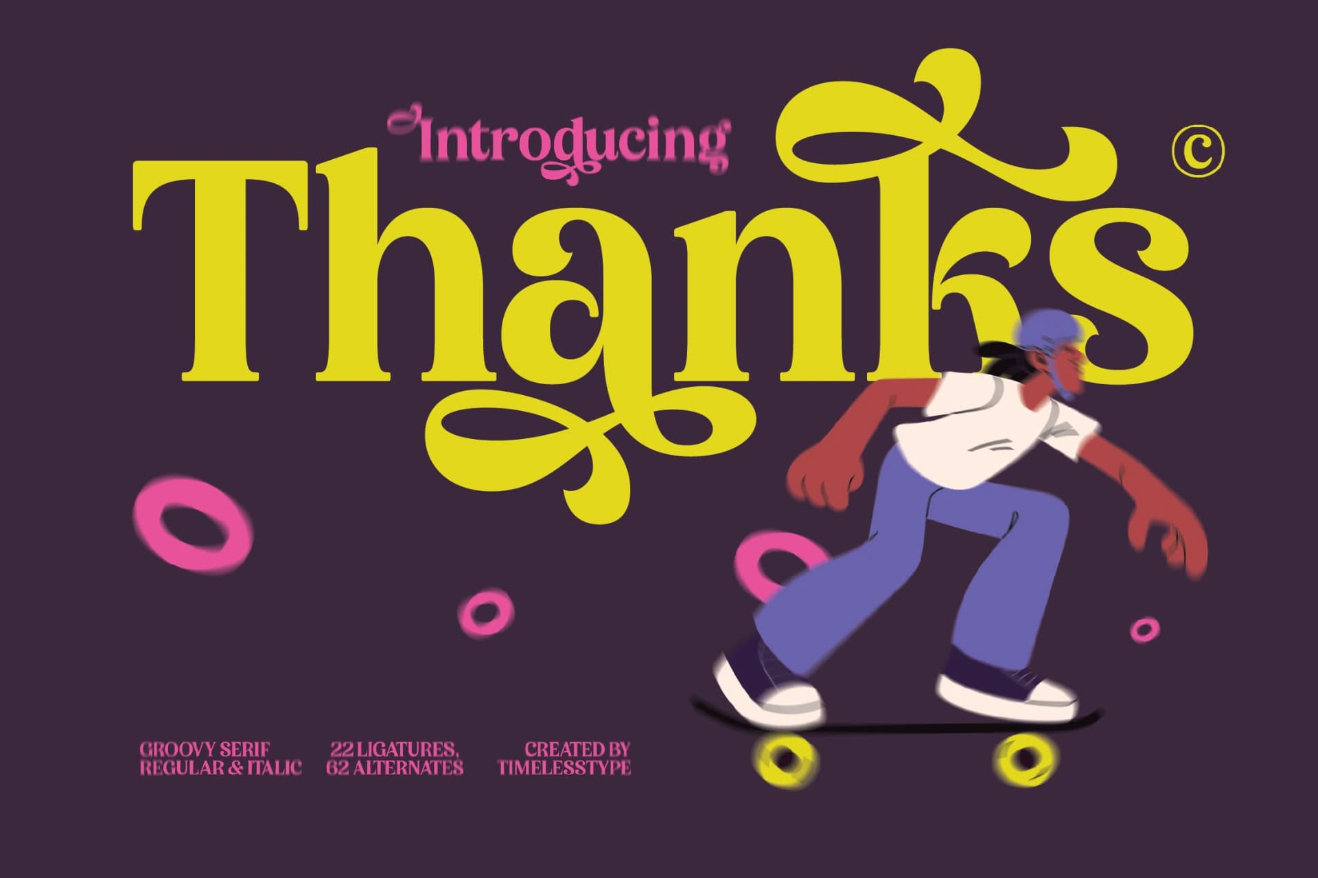 Preview 15 for Bikers - Groovy Serif Display Font