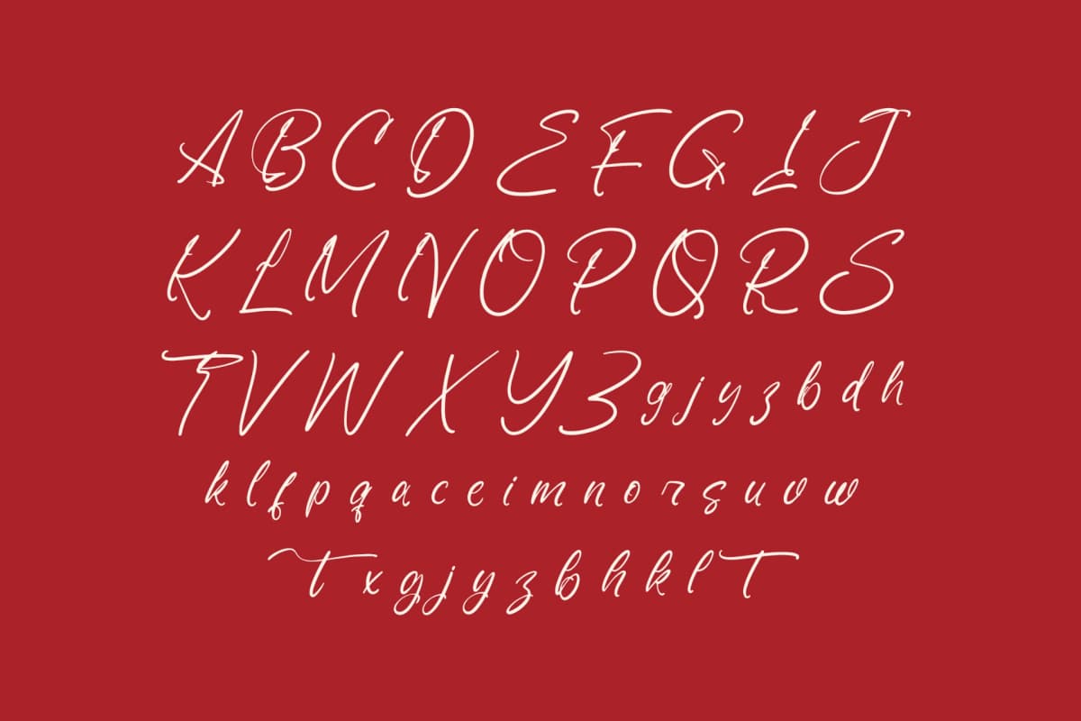 Preview 10 for Vibrant Morning - Modern Handwritten Font