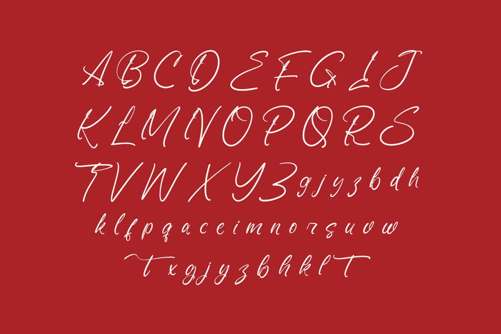 Preview 10 for Vibrant Morning - Modern Handwritten Font