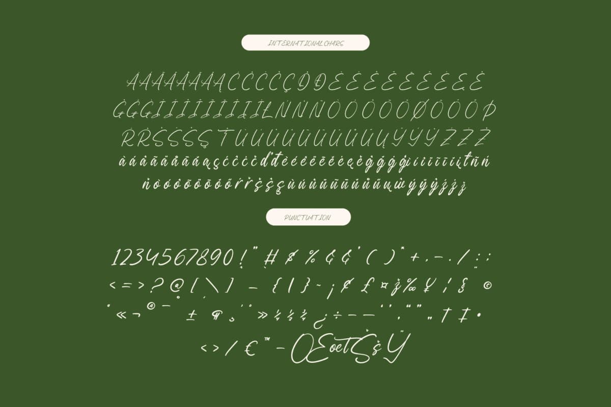 Preview 14 for Vibrant Morning - Modern Handwritten Font