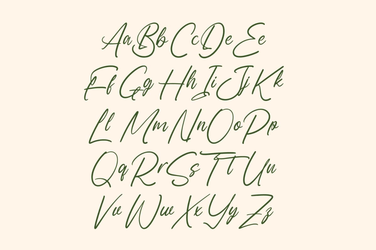 Preview 9 for Vibrant Morning - Modern Handwritten Font