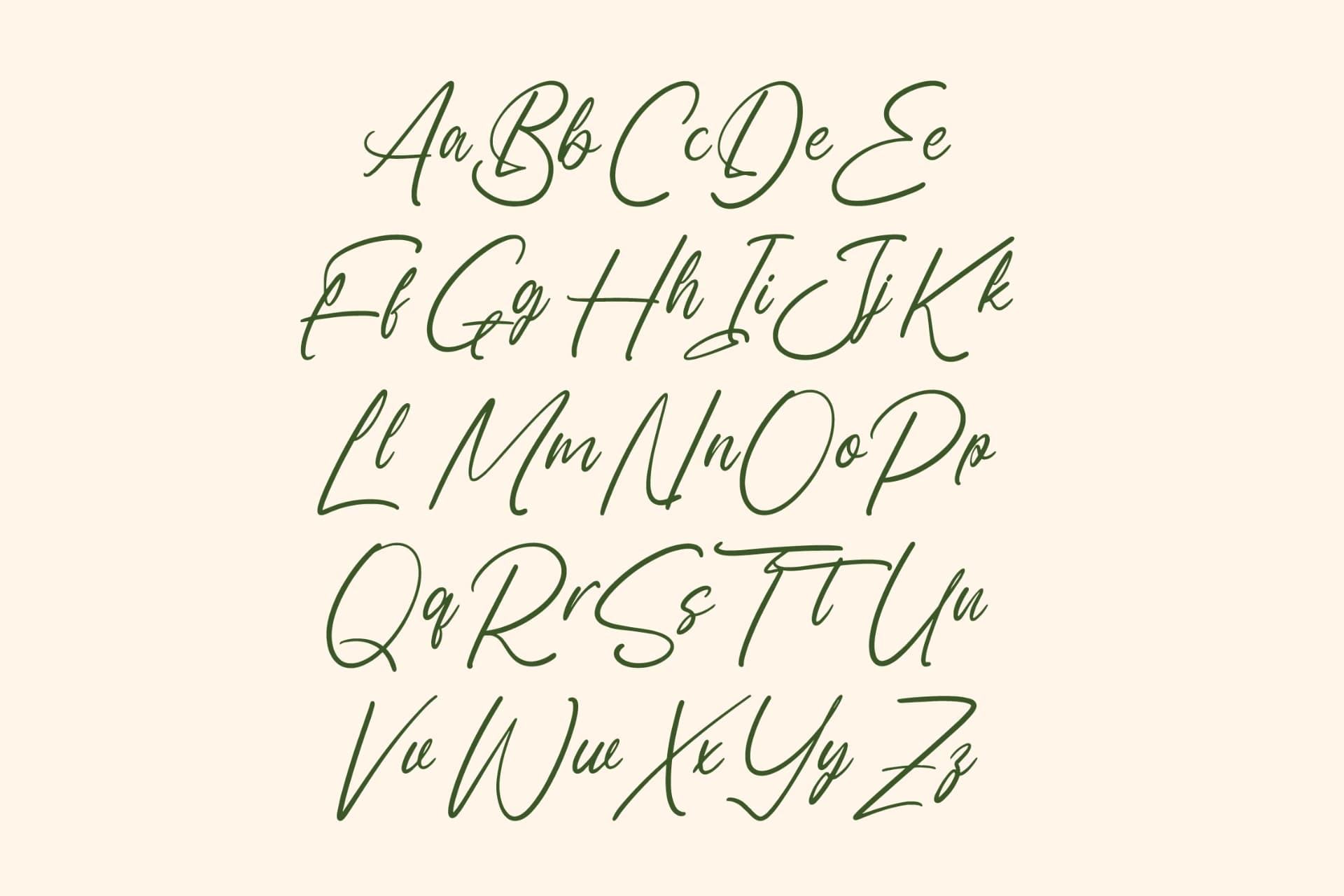 Preview 9 for Vibrant Morning - Modern Handwritten Font