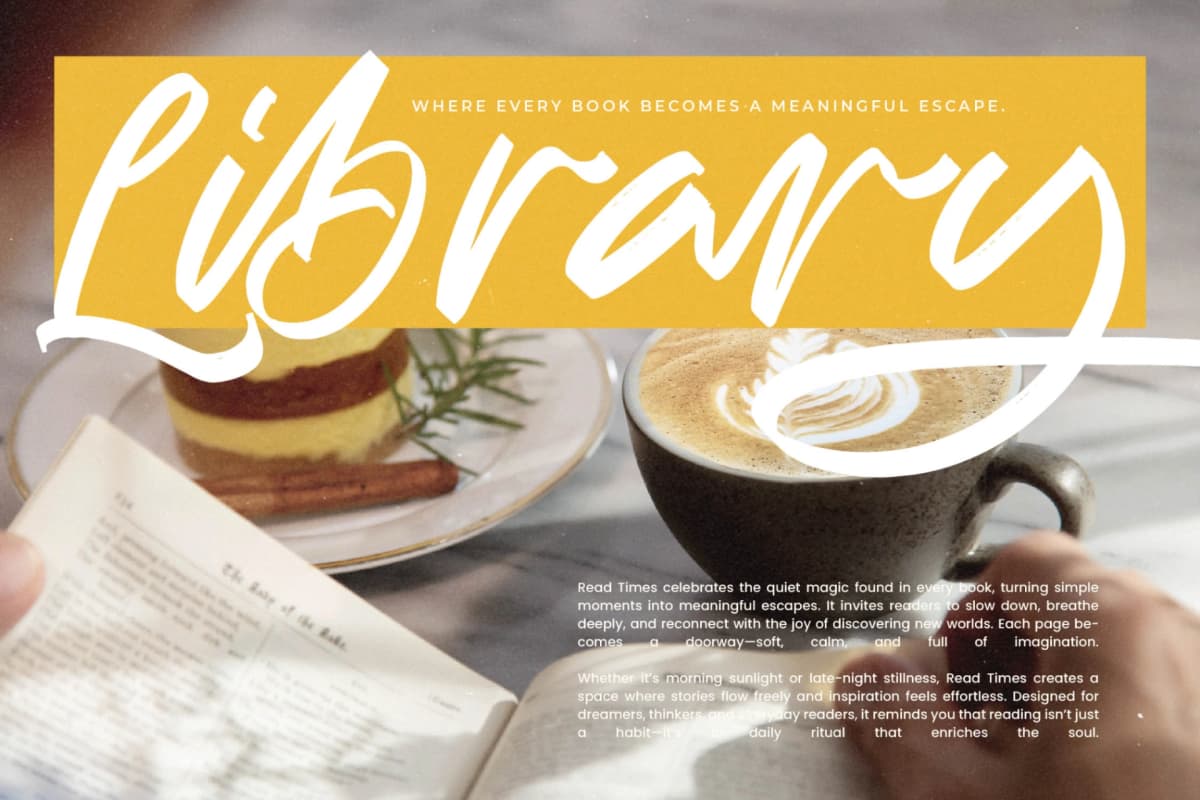 Melody Life - Modern Handwritten Font font preview 11