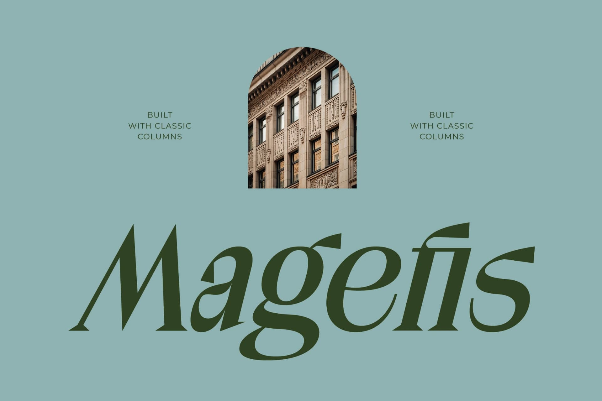 Preview 4 for Kanoffe Dramed - Bold Tall Serif Font
