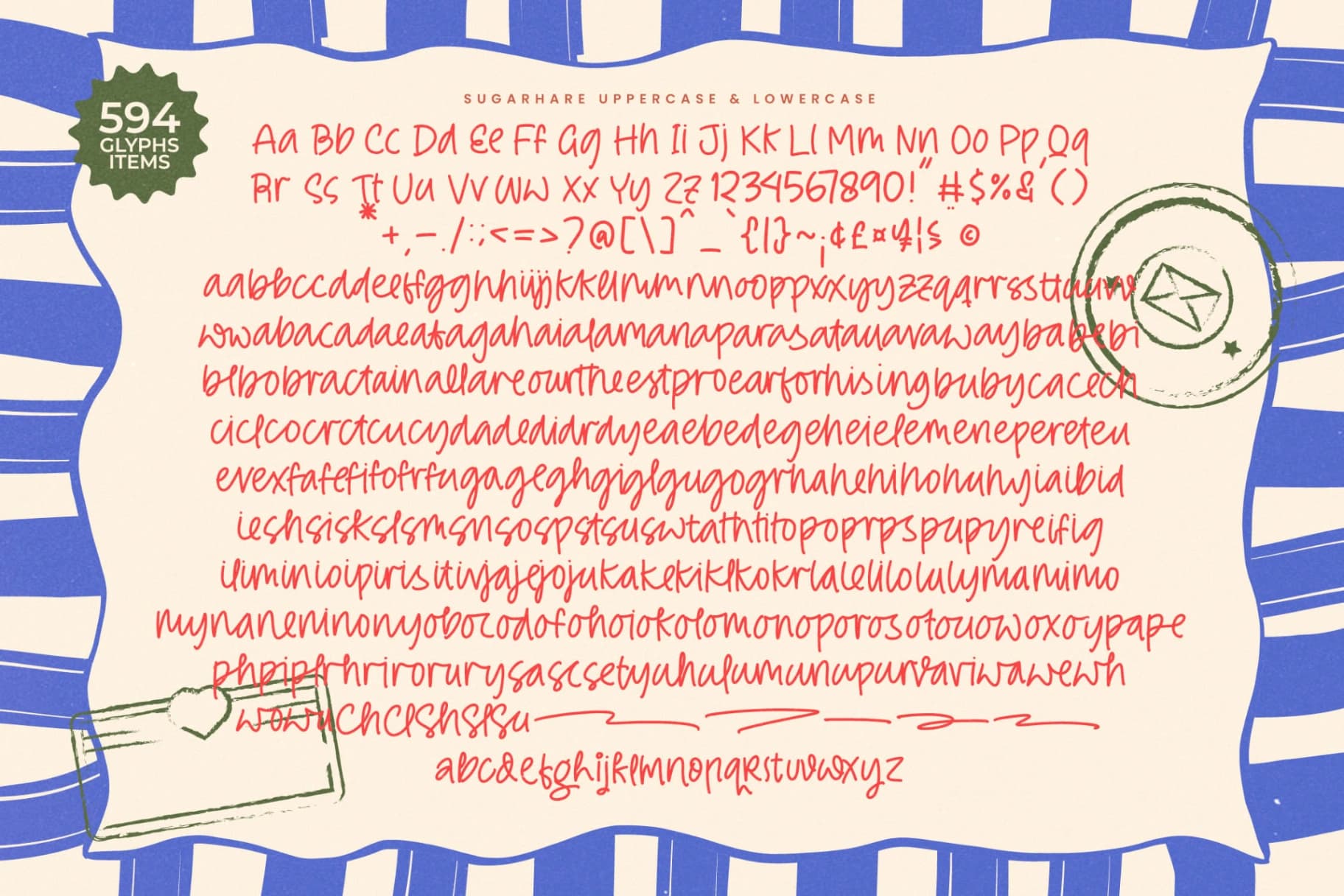 Preview 15 for Sugarhare - Playful Marker Script