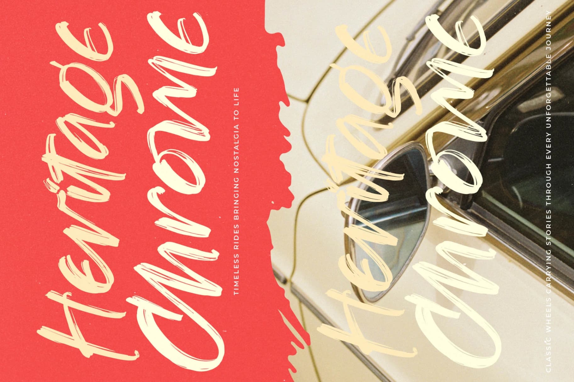 Preview 9 for Haruki Stroke - Modern Handbrush Font