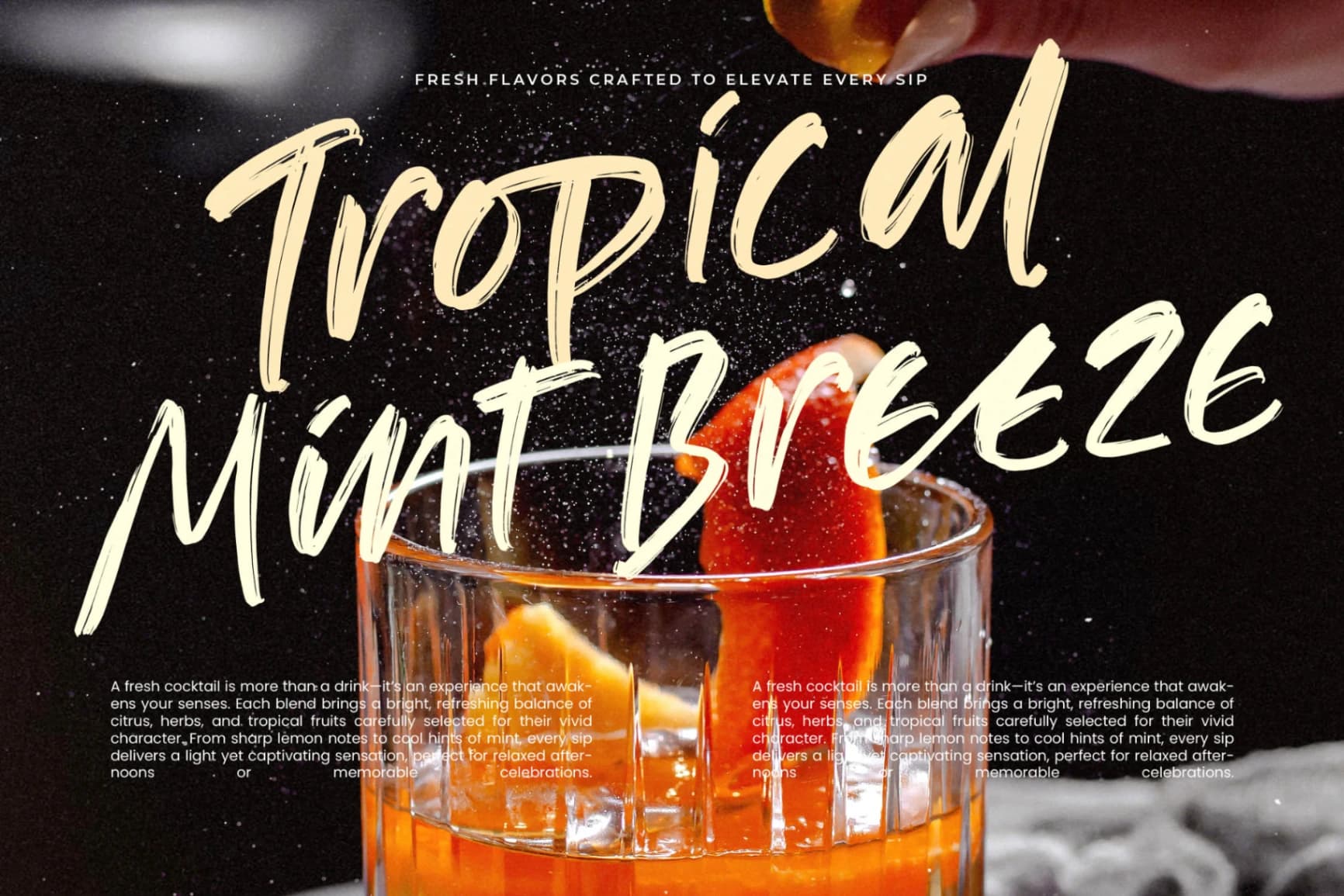 Preview 5 for Haruki Stroke - Modern Handbrush Font