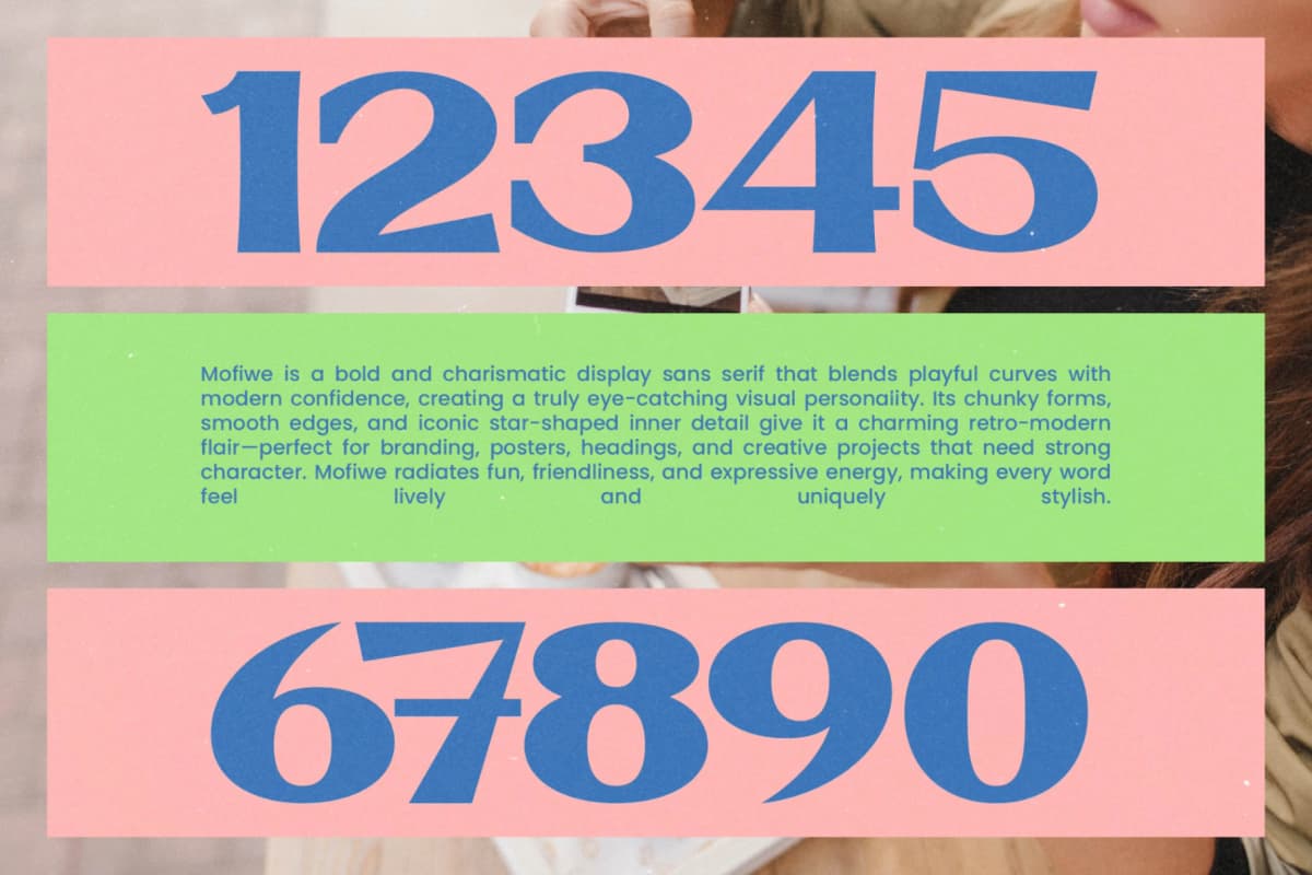 Mofiwe - Modern Display Sans Serif Font font preview 6