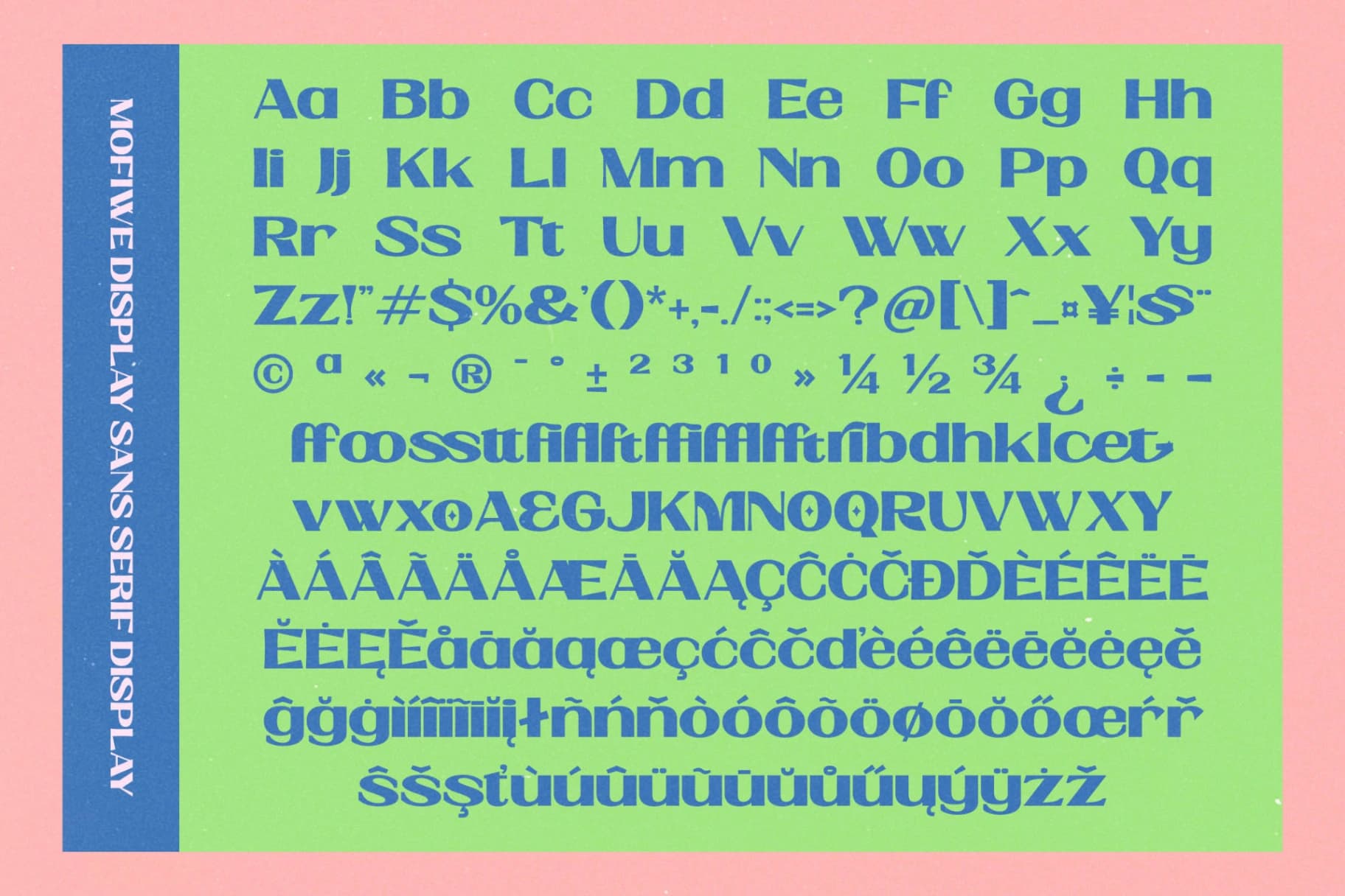 Preview 12 for Mofiwe - Modern Display Sans Serif Font