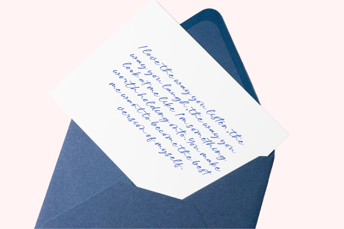 Letters Blushing Touch – Sticky Notes Font font preview 9