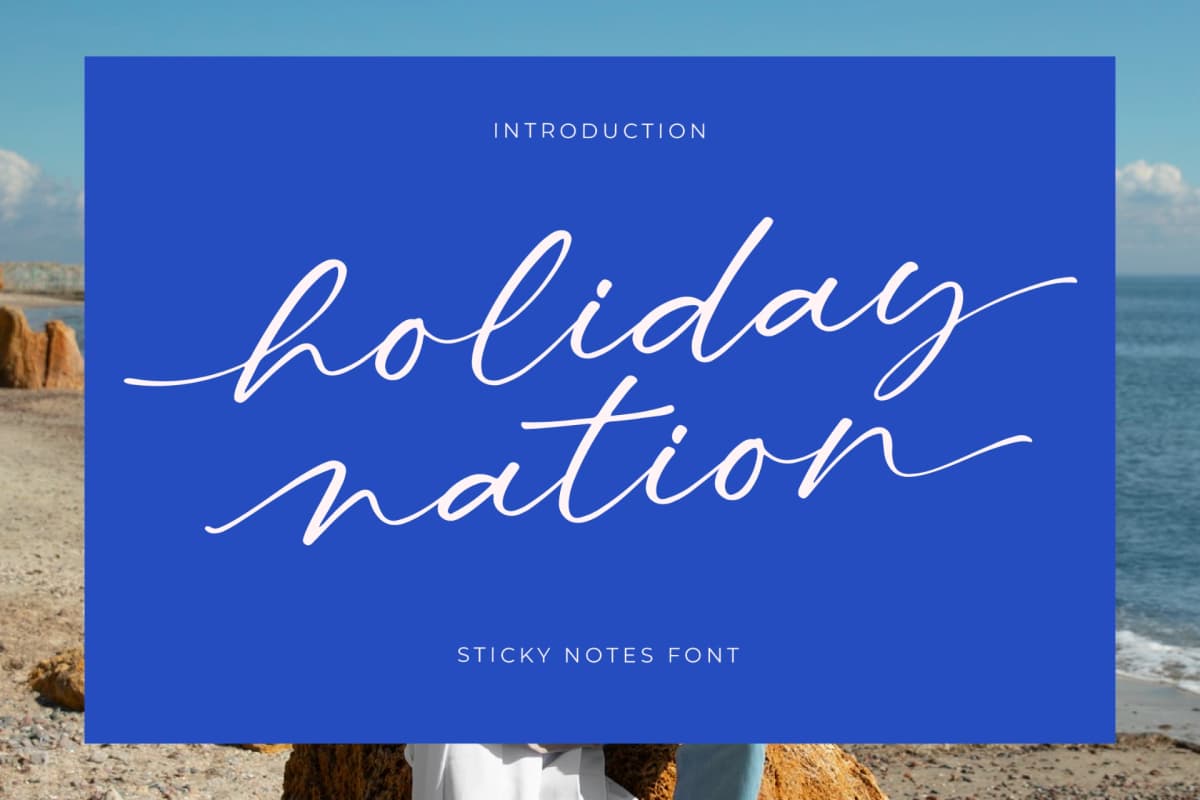 Letters Blushing Touch – Sticky Notes Font font preview 4