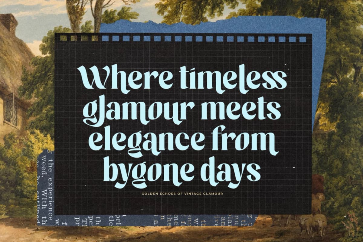 Maker Today - Modern Retro Serif Display Font font preview 10
