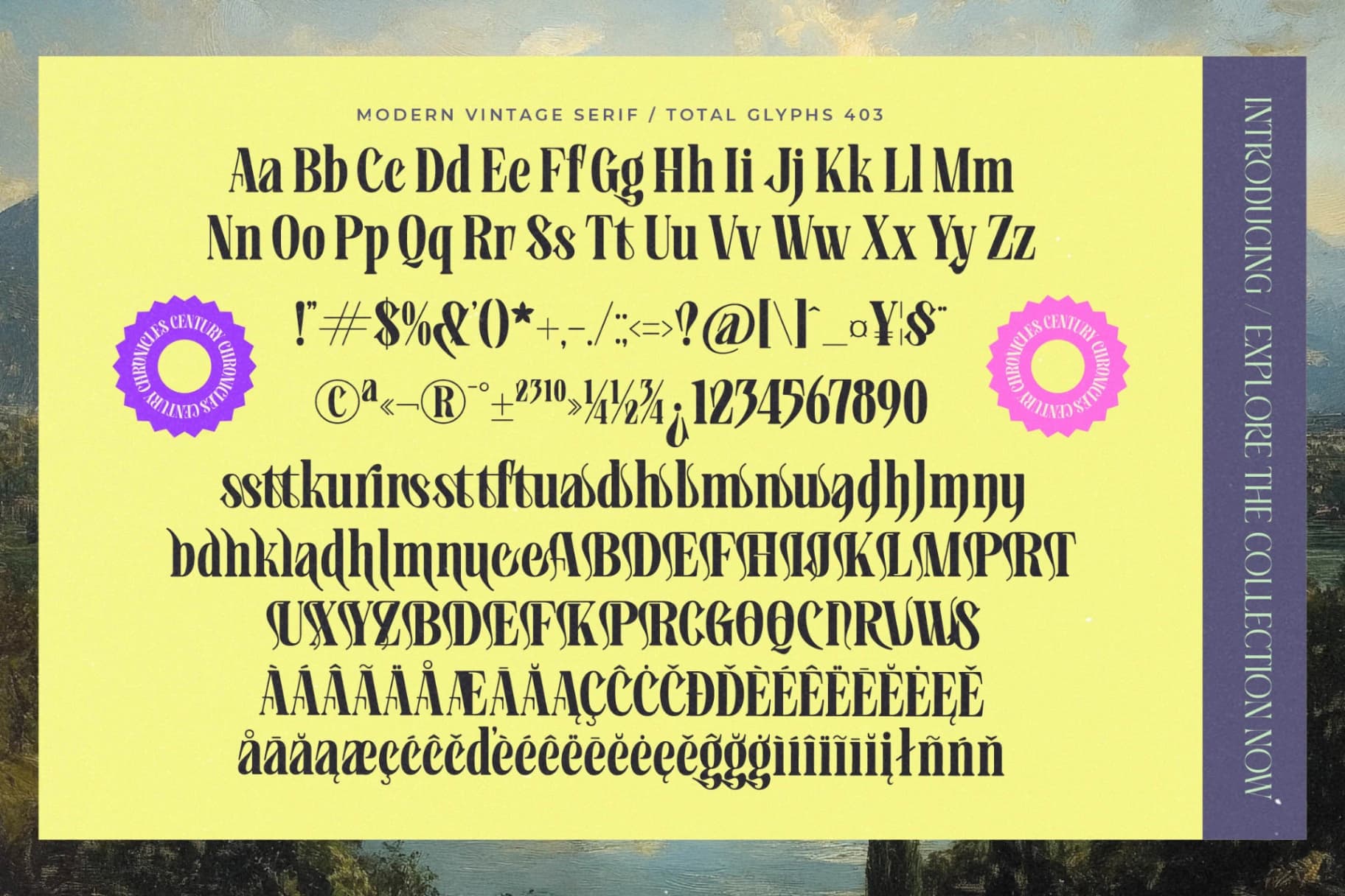 Preview 16 for Bistoric Historic - Modern Vintage Serif