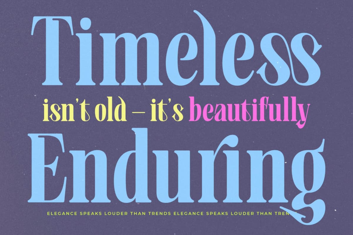 Bistoric Historic - Modern Vintage Serif font preview 12