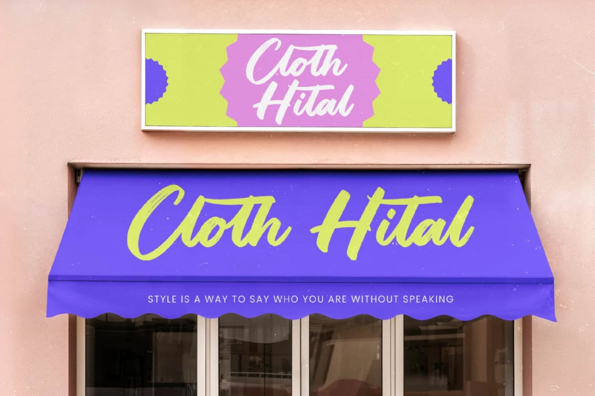 Dhaily Cluter – Bold Brush Font font preview 7
