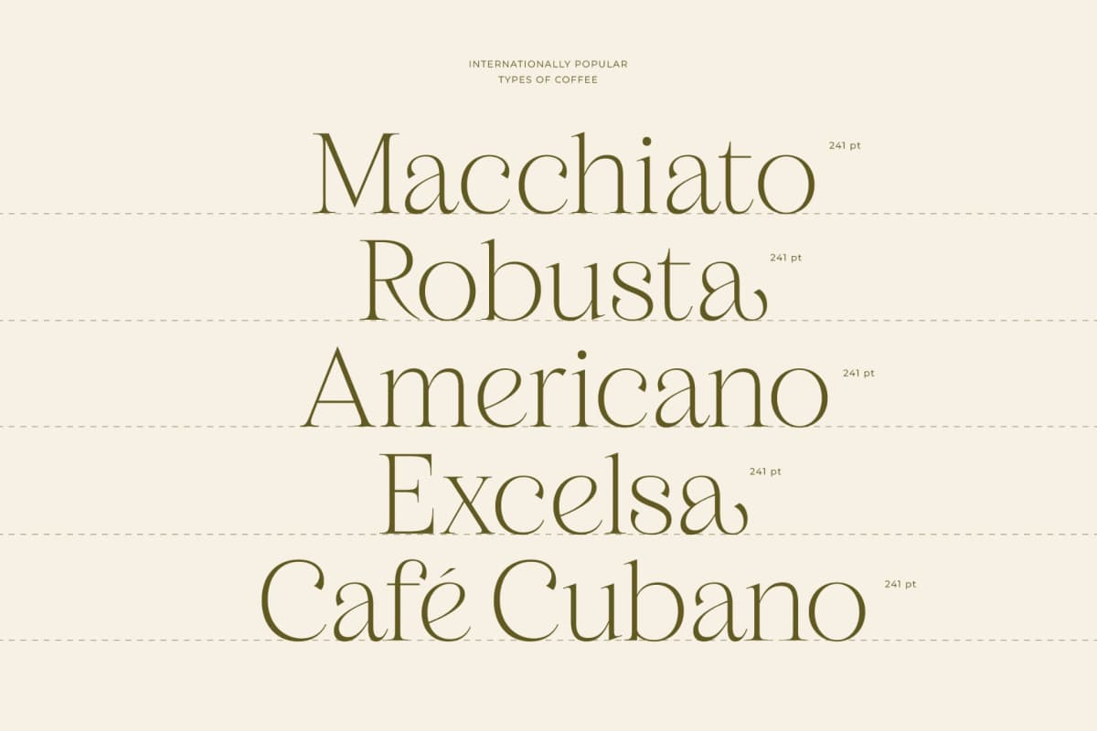 Magiras Swift - Thin Serif Font font preview 3