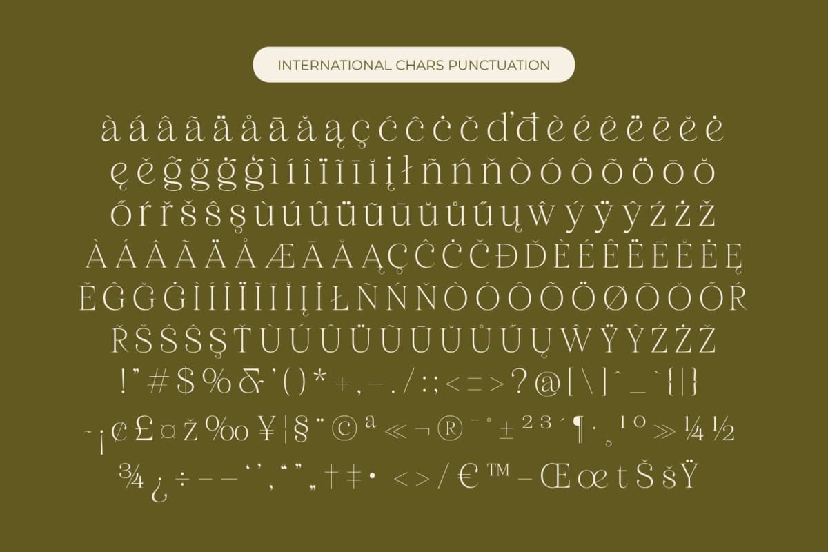 Magiras Swift - Thin Serif Font font preview 14