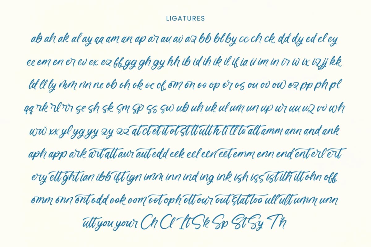 Natural Butter – Bold Handwritten Font font preview 18