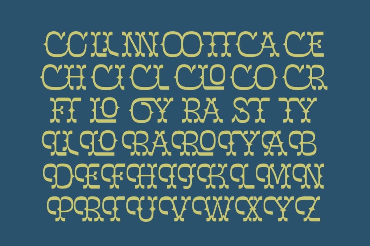 Preview 13 for Mister Cloroph - Western Vintage Font
