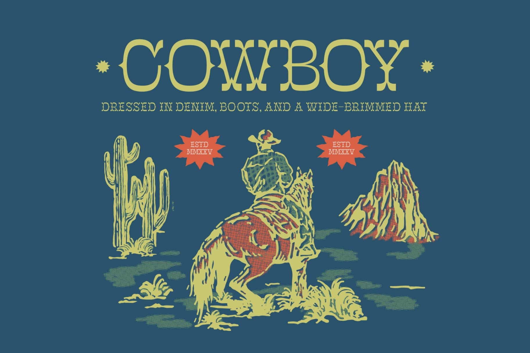 Preview 20 for Mister Cloroph - Western Vintage Font