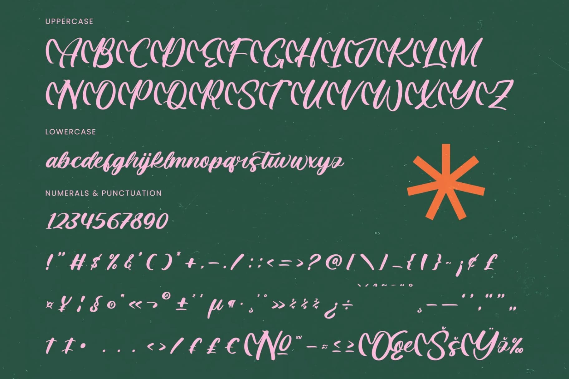 Preview 13 for Mintac – Bold Handwritten Font