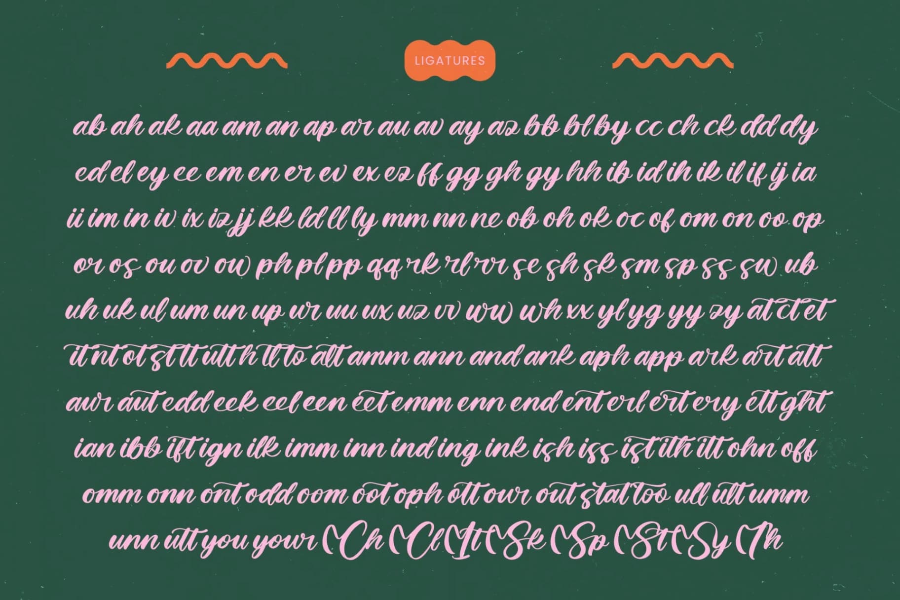 Preview 8 for Mintac – Bold Handwritten Font