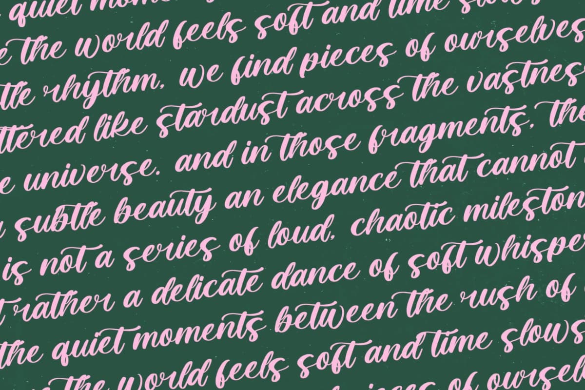 Preview 15 for Mintac – Bold Handwritten Font
