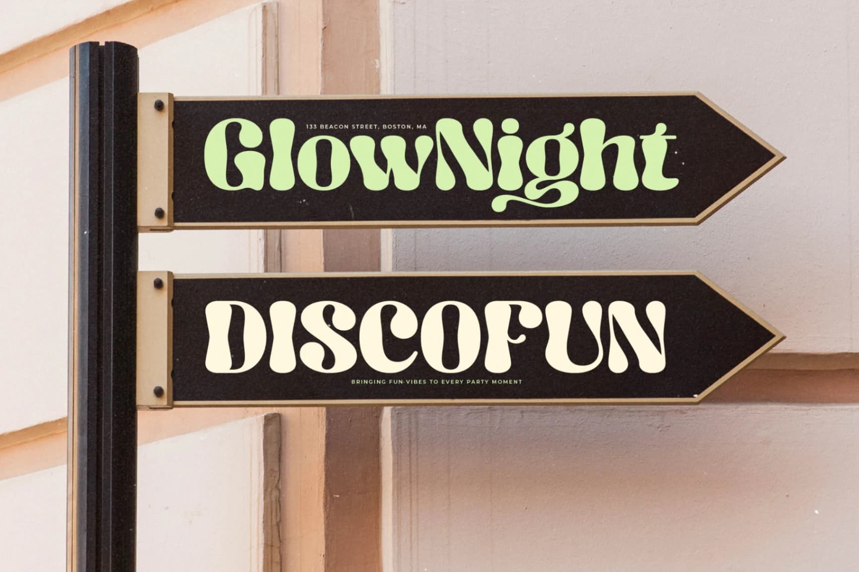 Preview 10 for Beach Nagres - Groovy Display Font