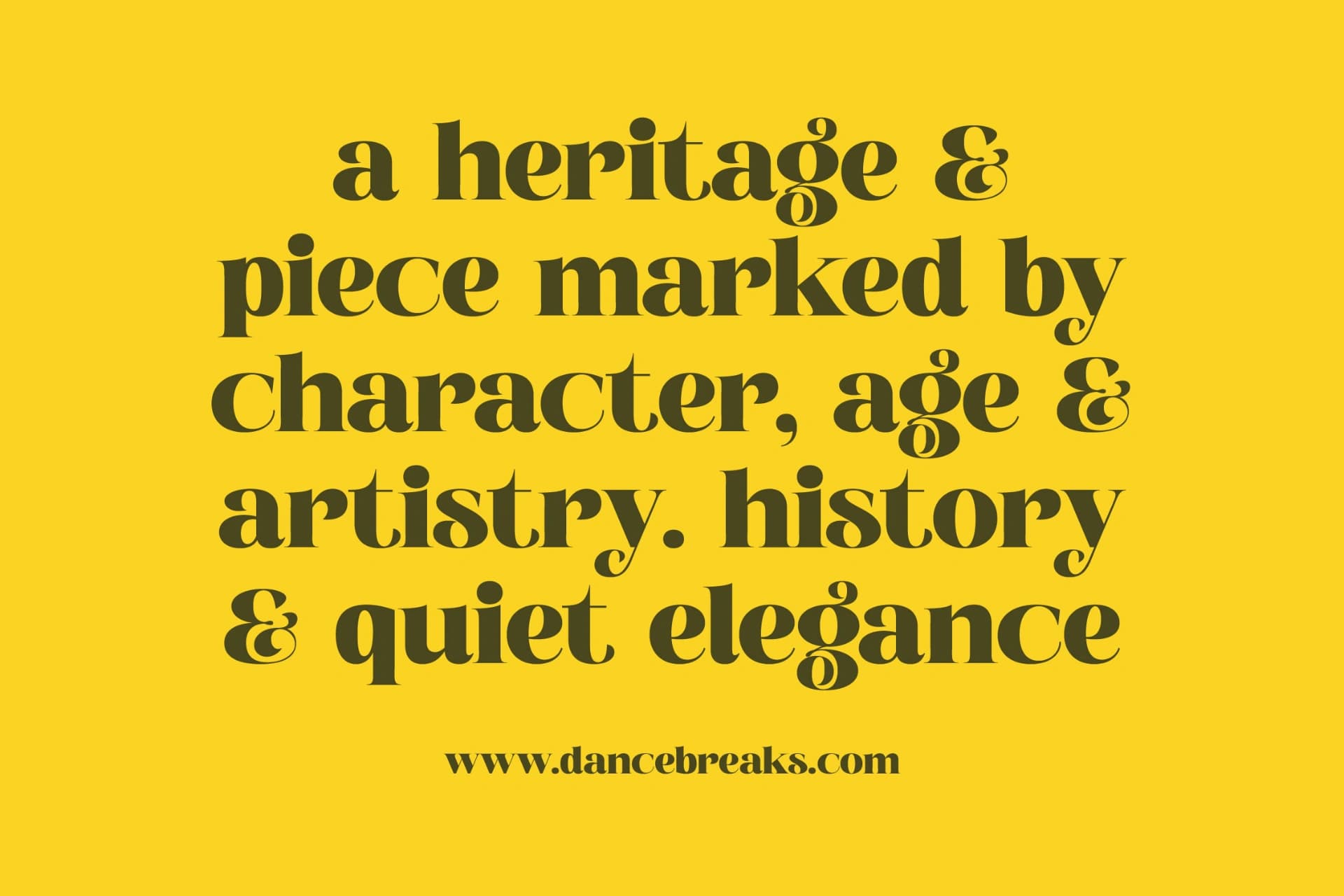 Preview 6 for Broftin Resort - Bold Serif Display