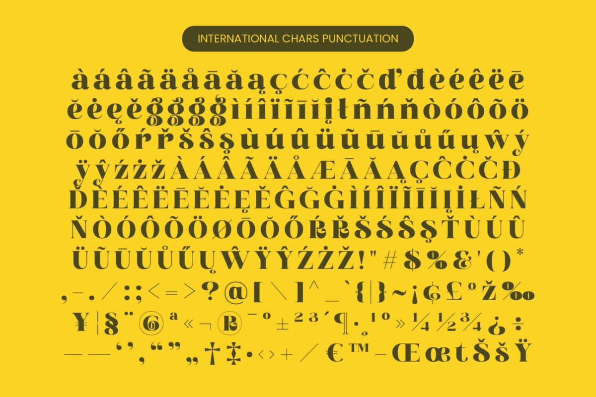 Broftin Resort - Bold Serif Display font preview 14
