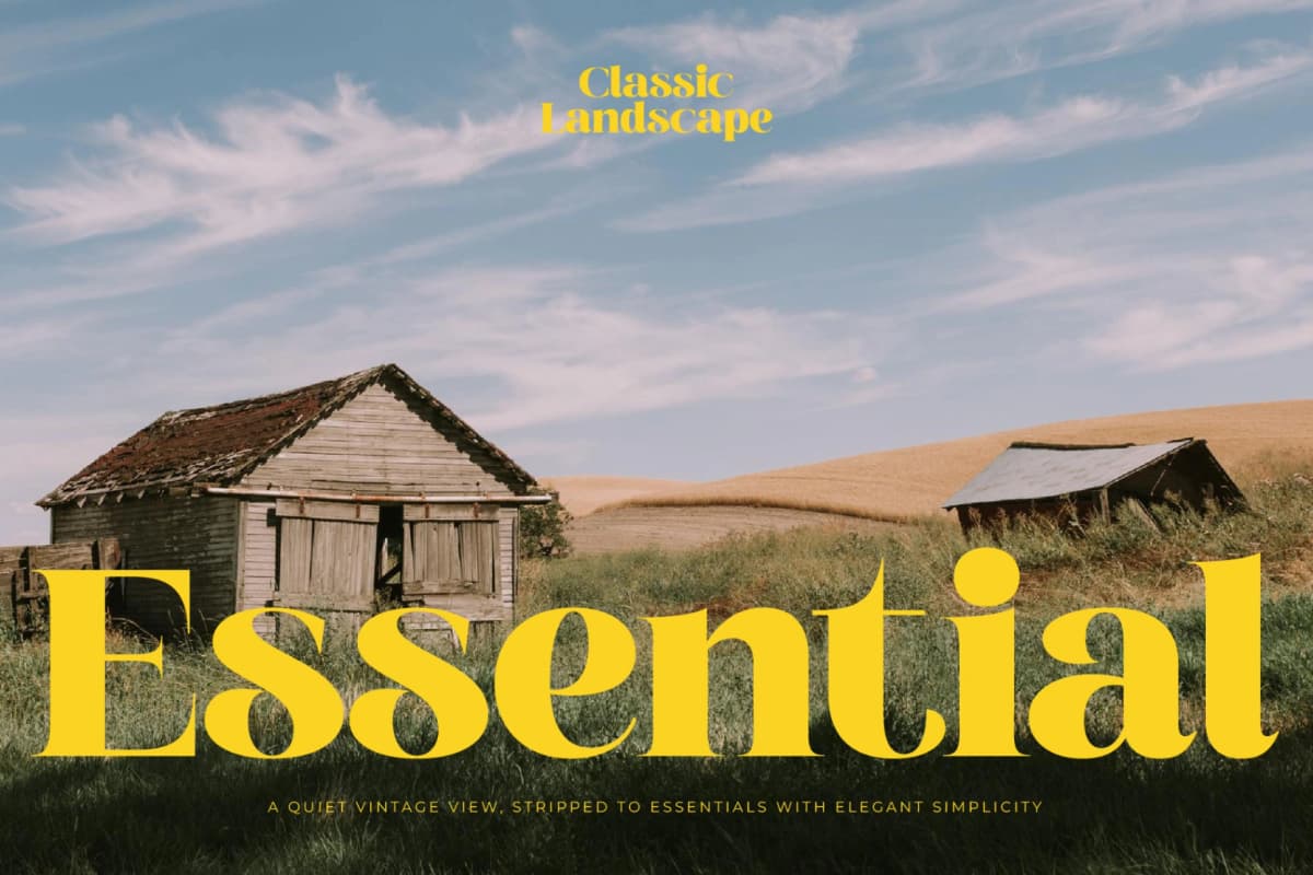 Broftin Resort - Bold Serif Display font preview 13