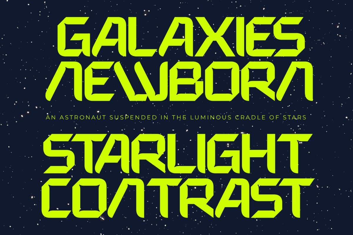 Preview 5 for Expanse Cosmic - Futuristic Sporty Display Font