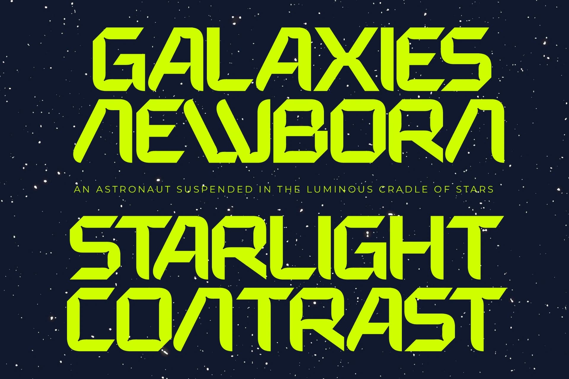 Preview 5 for Expanse Cosmic - Futuristic Sporty Display Font