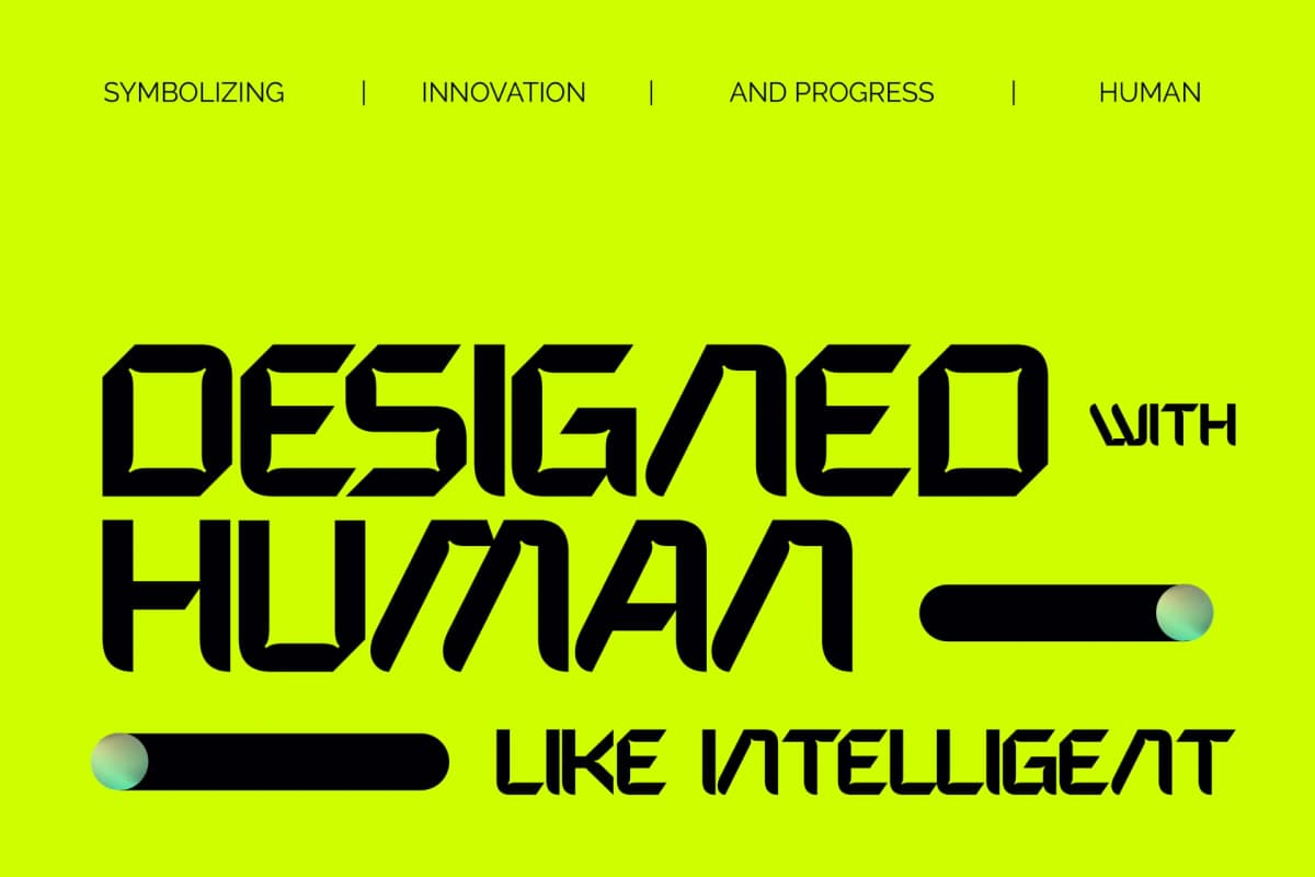 Preview 2 for Expanse Cosmic - Futuristic Sporty Display Font