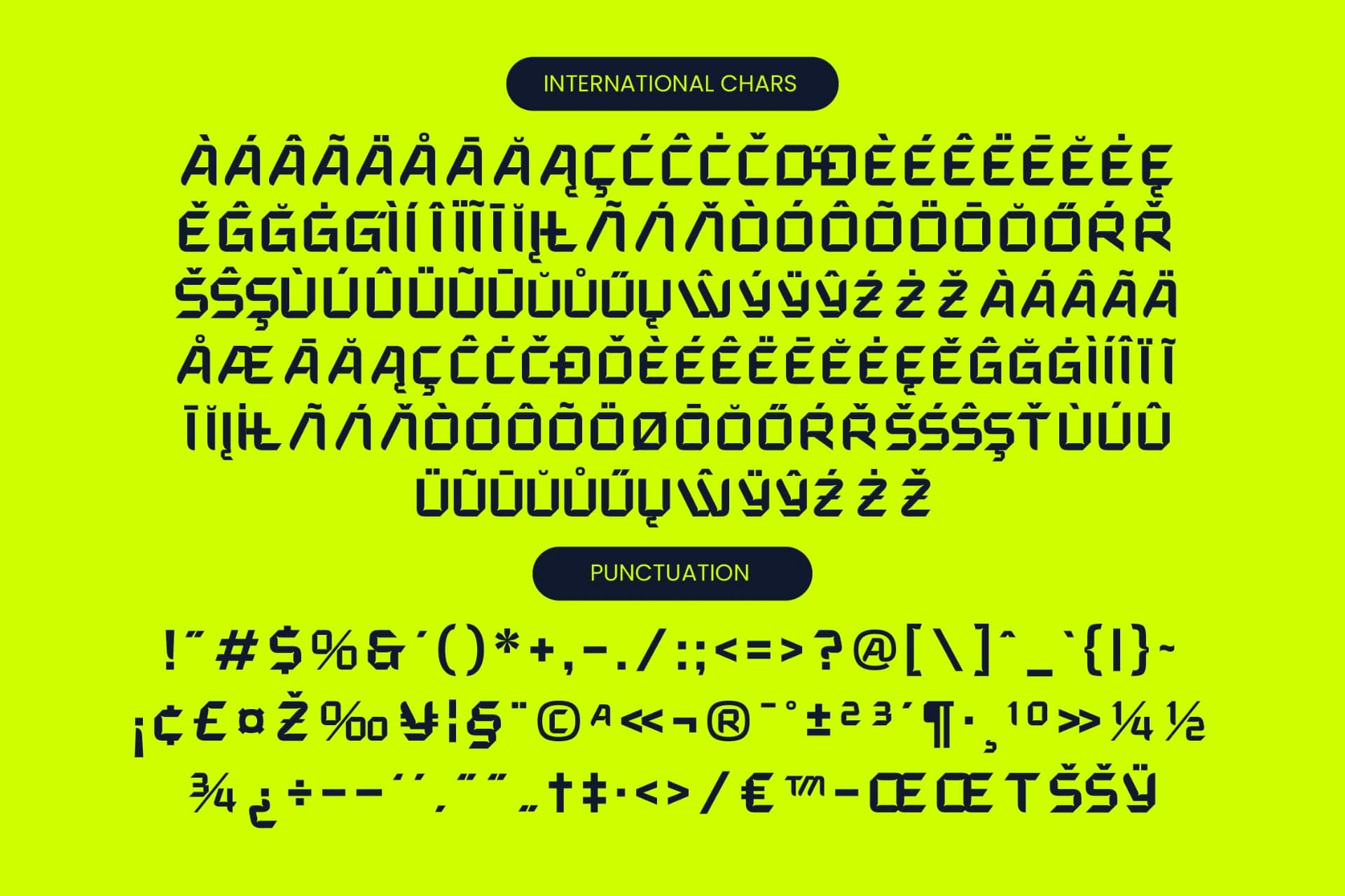 Preview 14 for Expanse Cosmic - Futuristic Sporty Display Font