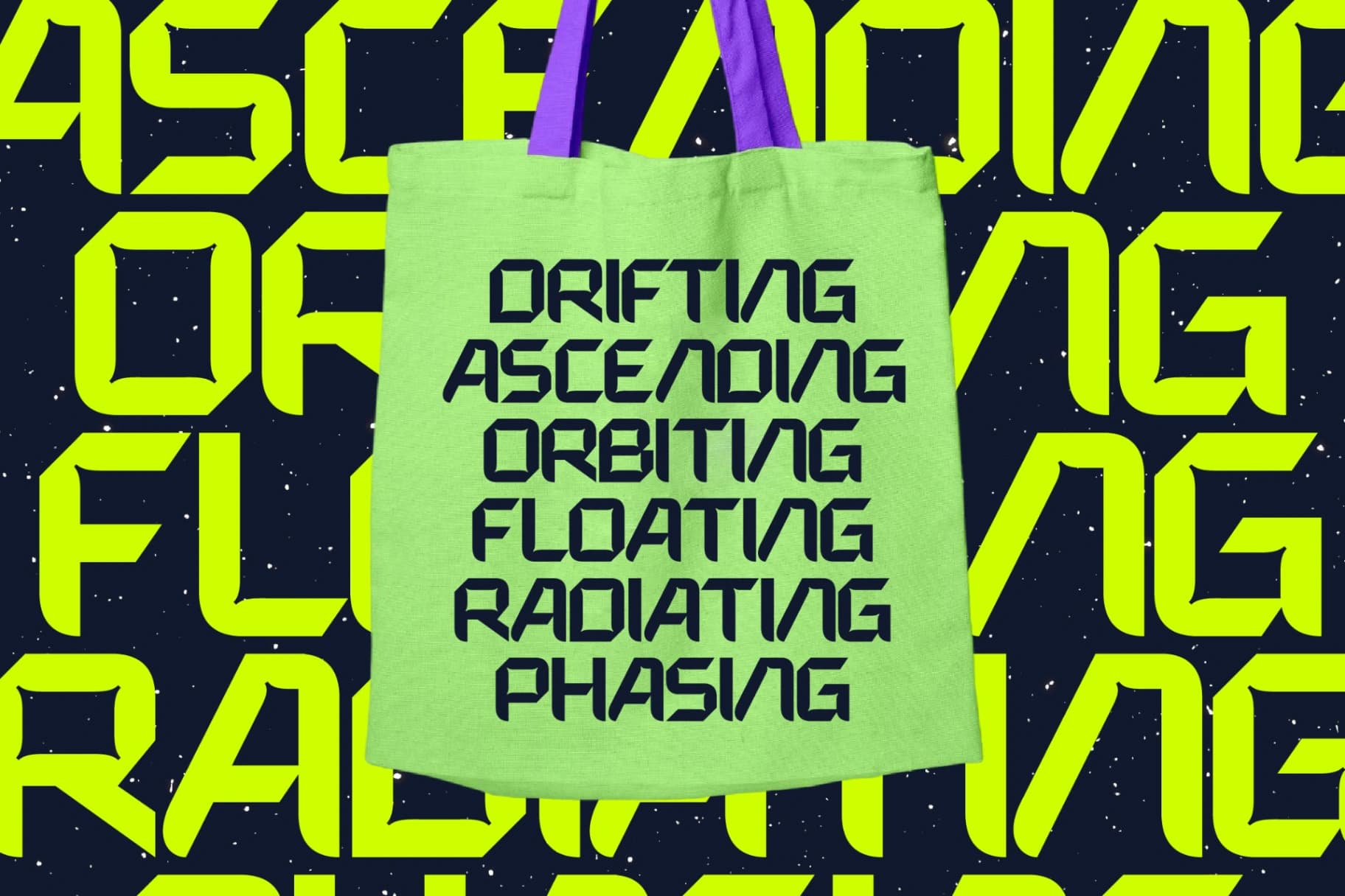 Preview 13 for Expanse Cosmic - Futuristic Sporty Display Font