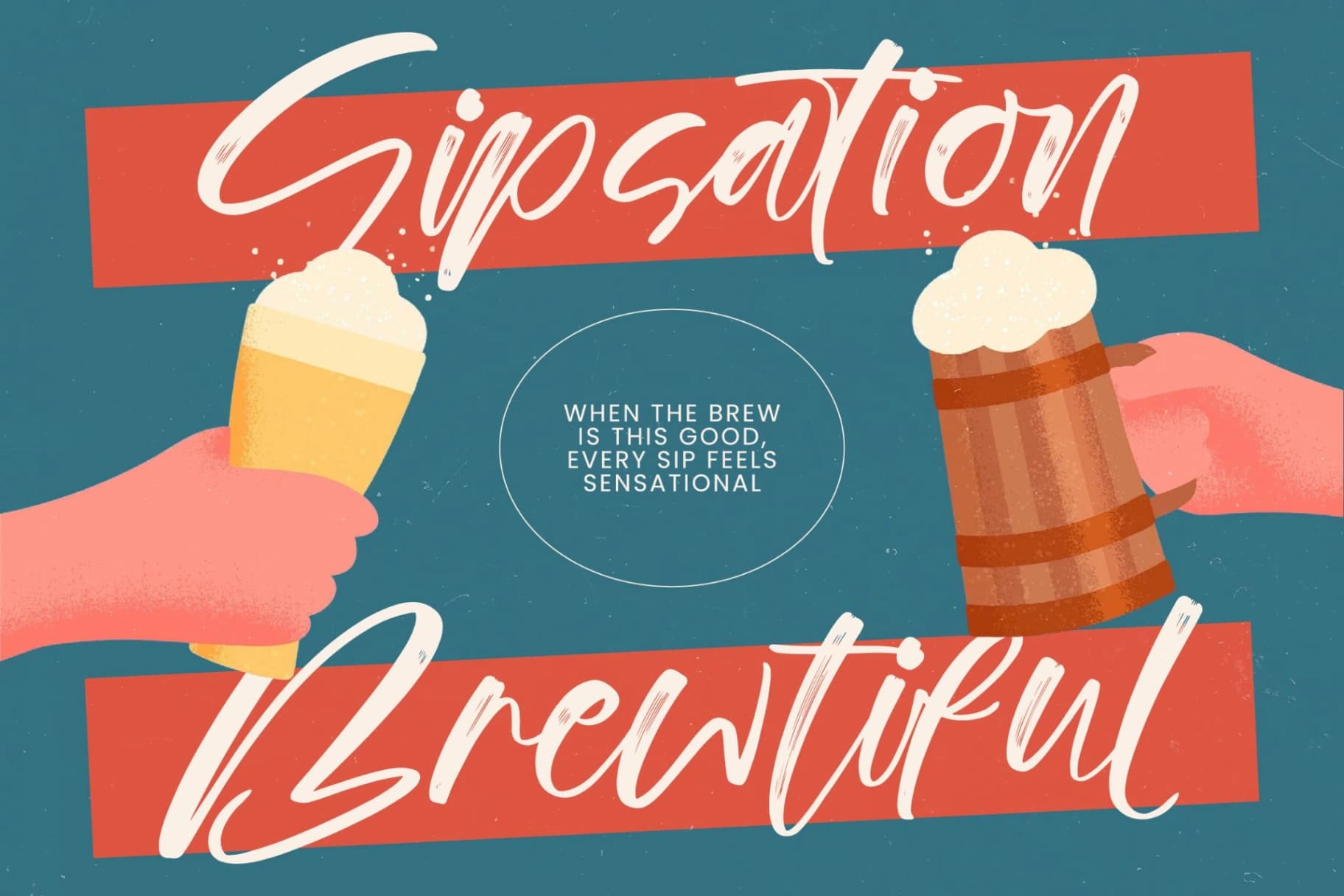 Preview 8 for Earthy Mutual - Modern Brush Script