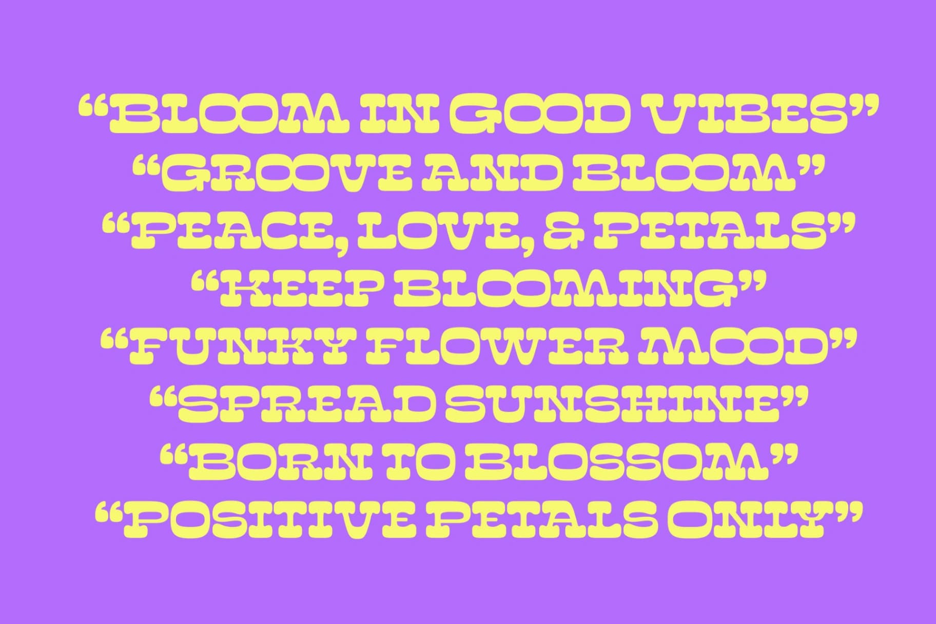 Preview 3 for Sunny Groovy - Display Groovy Font